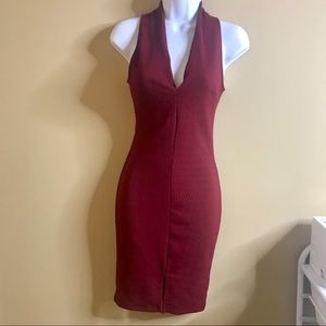 ASTR red/burgundy xs dress